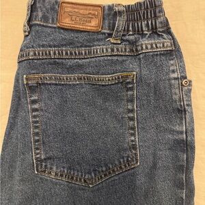 L.L. Bean womens Relaxed Fit Denim Jeans